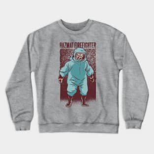 Firefighter Hazmat Suit Crewneck Sweatshirt